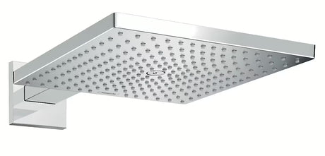Deszczownica  Hansgrohe Raindance E 300 z ramieniem prysznicowym w chromie, kwadratowa głowica prysznicowa 300 × 300 mm