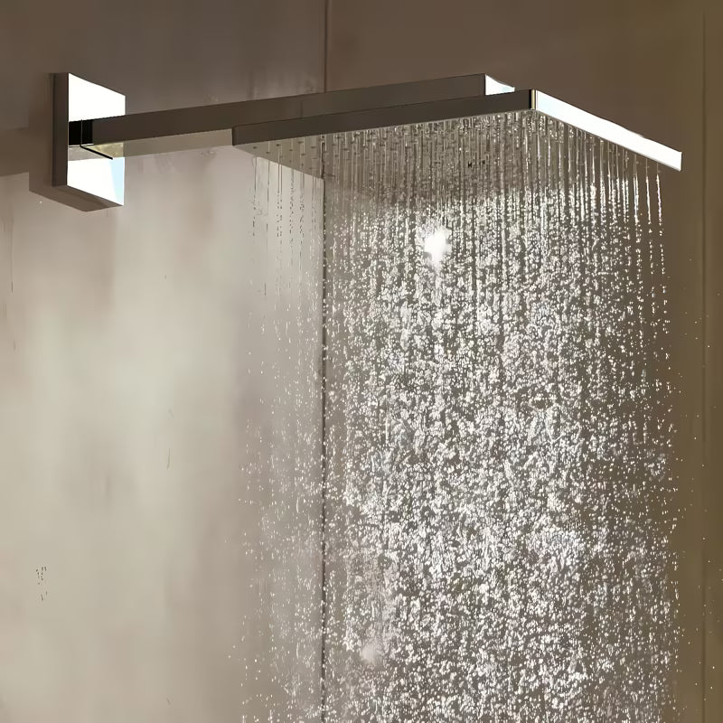 Deszczownica  Hansgrohe Raindance E 300 z ramieniem prysznicowym w chromie, kwadratowa głowica prysznicowa 300 × 300 mm