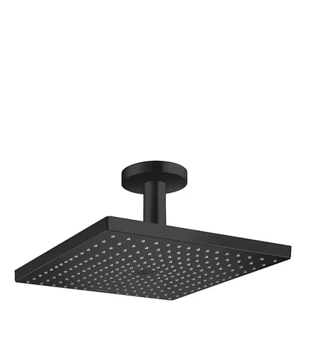 Hansgrohe Raindance E 300 kwadratowa deszczownica  z ramieniem prysznicowym, czarny mat