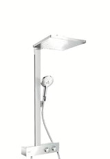 Hansgrohe Raindance E system prysznicowy z termostatem, chrom, z deszczownicą 300 × 300 mm i słuchawką prysznicową