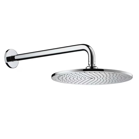 Chromowa deszczownica  Hansgrohe Raindance S 300 mm ramię prysznicowe w komplecie pro montaż ścienny.