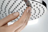 Hansgrohe Raindance S deszczownica  w chromie z ramieniem prysznicowym i strumieniem PowderRain
