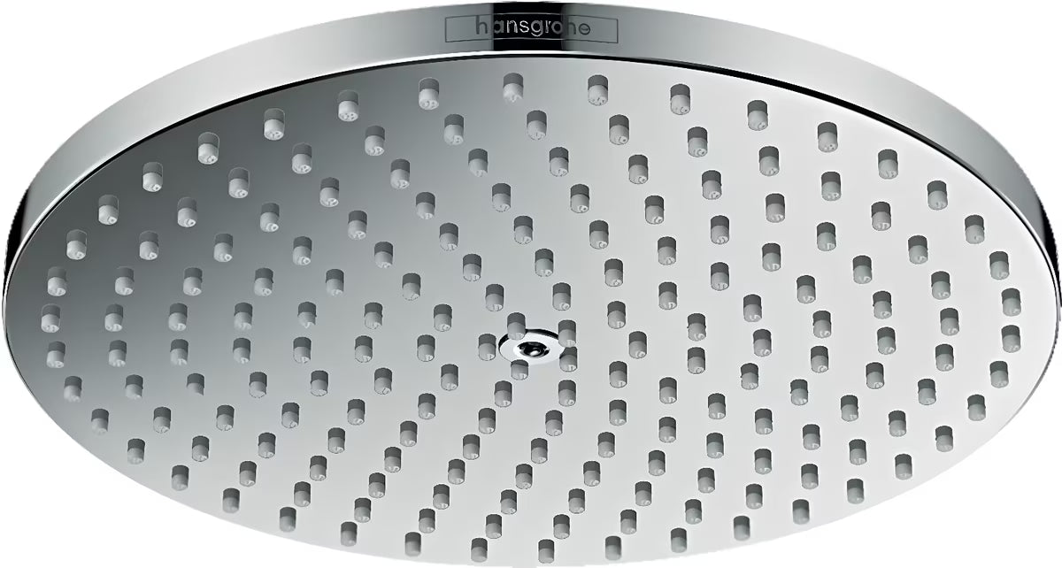 Chromowa deszczownica  Hansgrohe Raindance S ze strumieniem PowderRain i średnicą 240 mm