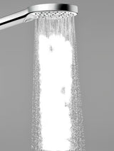 Słuchawka prysznicowa Hansgrohe Raindance Select S w chromie z przyciskiem Select z trzema rodzajami strumienia
