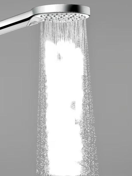 Słuchawka prysznicowa Hansgrohe Raindance Select S w chromie z przyciskiem Select z trzema rodzajami strumienia