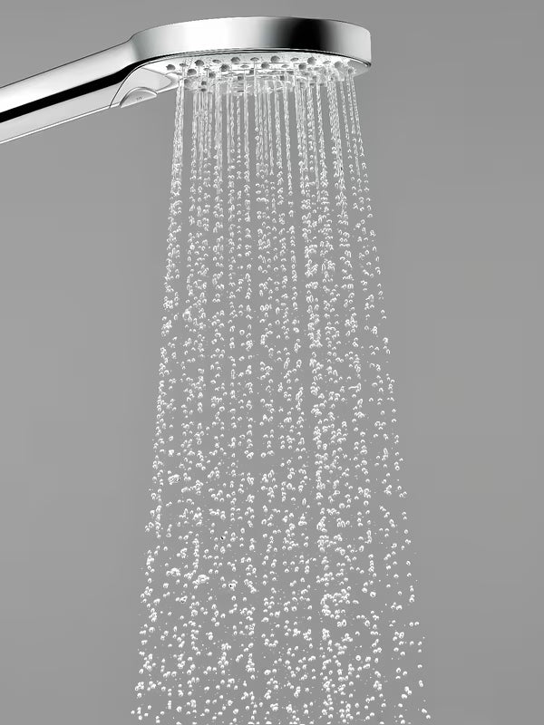 Słuchawka prysznicowa Hansgrohe Raindance Select S w chromie z przyciskiem Select z trzema rodzajami strumienia