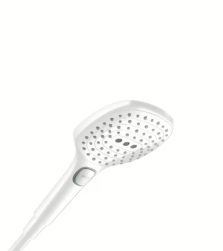 Słuchawka prysznicowa hansgrohe Raindance Select E 120 w matowej bieli z 3 rodzajami strumienia