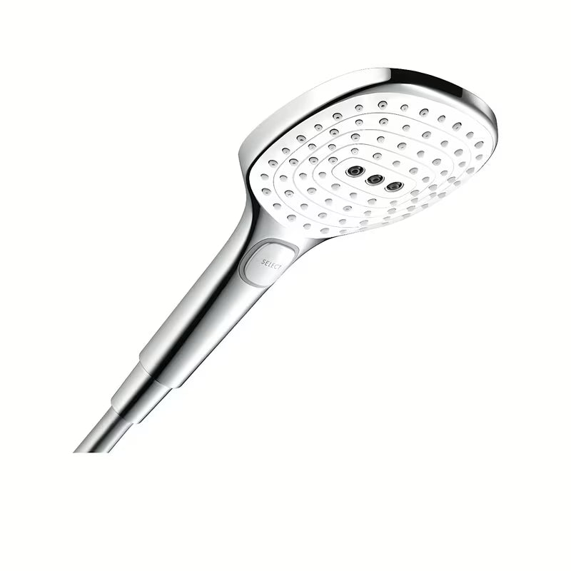 Słuchawka prysznicowa słuchawka prysznicowa Hansgrohe Raindance Select E w wykończeniu biały/chrom z przyciskiem Select