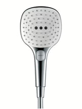 Słuchawka prysznicowa słuchawka prysznicowa Hansgrohe Raindance Select E w wykończeniu biały/chrom z przyciskiem Select