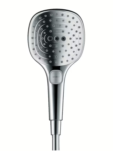 Słuchawka prysznicowa słuchawka prysznicowa Hansgrohe Raindance Select E w wykończeniu biały/chrom z przyciskiem Select