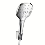 Hansgrohe Raindance Select E wannowy zestaw prysznicowy w chromie ze słuchawką prysznicową 120 mm, uchwytem i wężem 1,60 m