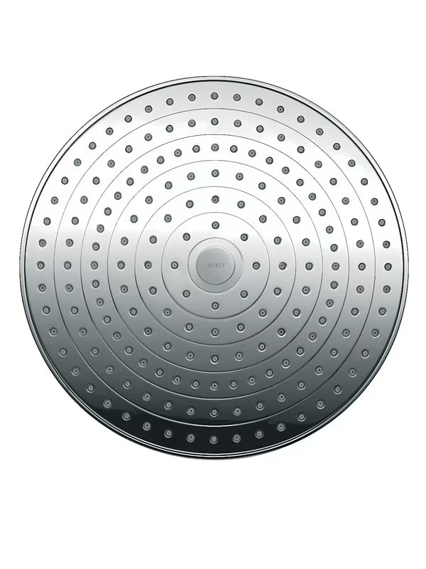 Deszczownica  hansgrohe Raindance Select S 300 2jet z ramieniem prysznicowym w chromie pro montaż ścienny.