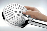 Hansgrohe Raindance Select S system prysznicowy z baterią termostatyczną w chromie z deszczownicą i słuchawką prysznicową