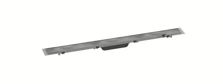 Liniowy odpływ liniowy hansgrohe raindrain Rock z możliwością wklejenia płytki i systemem Dryphon