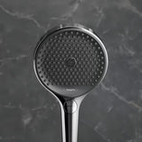 Słuchawka prysznicowa hansgrohe Rainfinity 130 3jet w chromie z antracytową tarczą strumieniową