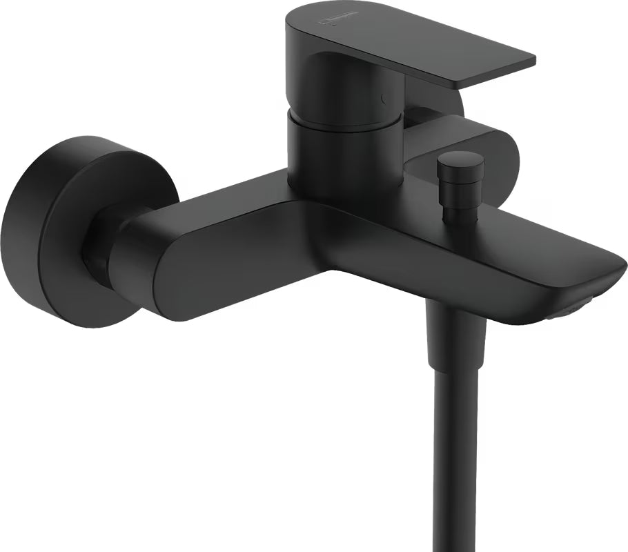 Hansgrohe Rebris E bateria wannowa natynkowy w matowej czerni