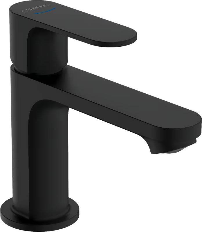 Hansgrohe Rebris S bateria stojąca zawór umywalkowy w kolorze czarny mat