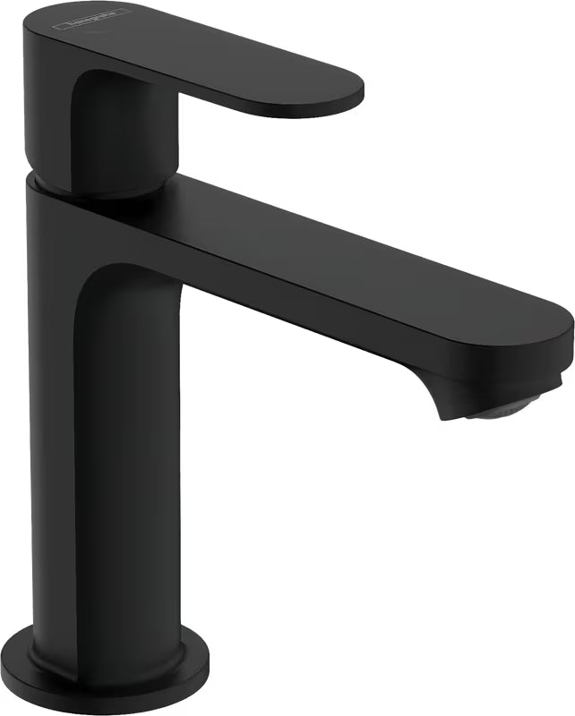 Hansgrohe Rebris S bateria umywalkowa jednouchwytowa w matowej czerni z technologią CoolStart