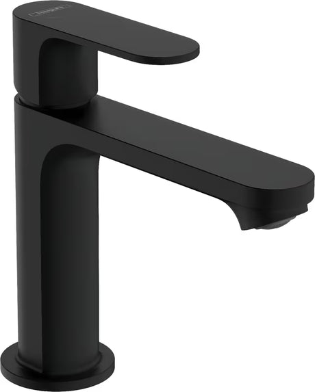 Hansgrohe Rebris S bateria umywalkowa jednouchwytowa w matowej czerni z technologią CoolStart