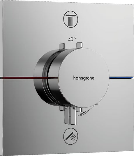 Hansgrohe showerselect Comfort E podtynkowa termostatyczna bateria prysznicowa w wykończeniu chrom
