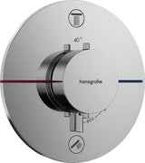 Hansgrohe showerselect Comfort S podtynkowa termostatyczna bateria prysznicowa w wykończeniu chrom