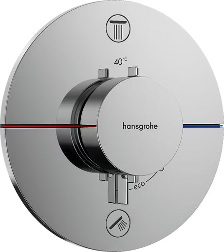 Hansgrohe showerselect Comfort S podtynkowa termostatyczna bateria prysznicowa w wykończeniu chrom