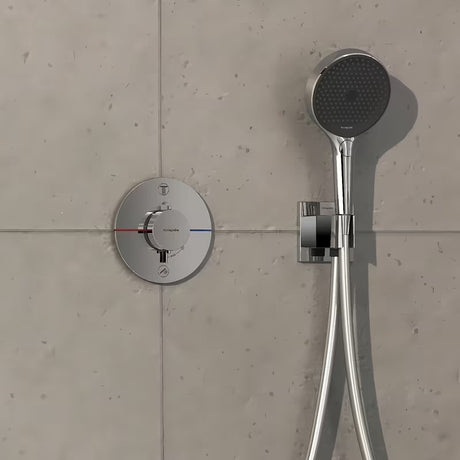 Hansgrohe showerselect Comfort S podtynkowa termostatyczna bateria prysznicowa w wykończeniu chrom