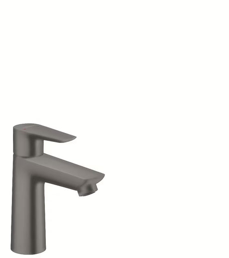 Hansgrohe Talis E jednouchwytowa bateria umywalkowa bez odpływu w wykończeniu szczotkowany czarny chrom