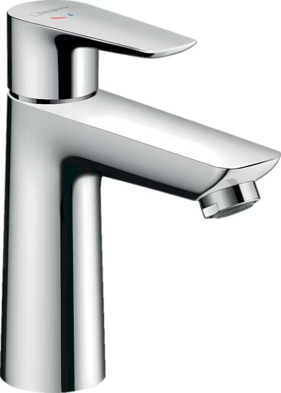 Chromowana jednouchwytowa bateria umywalkowa Hansgrohe Talis E 110 CoolStart bez odpływu