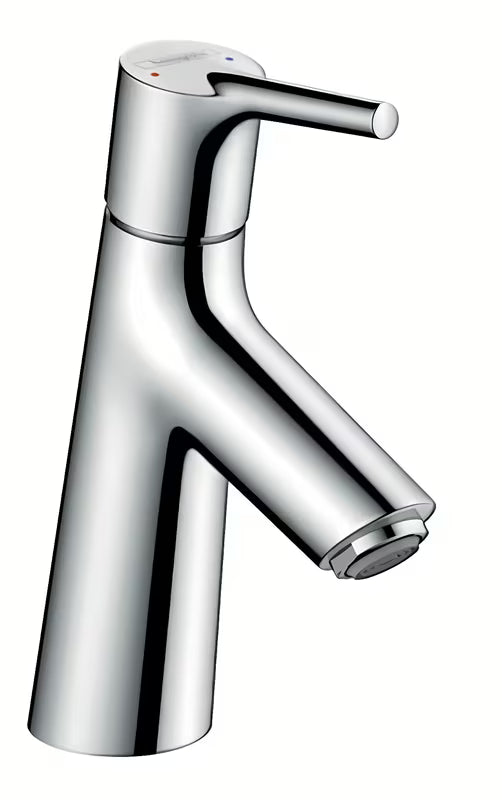 Chromowana jednouchwytowa bateria umywalkowa Hansgrohe Talis S bez odpływu