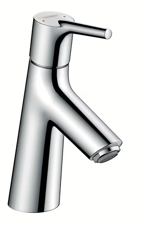 Chromowana jednouchwytowa bateria umywalkowa Hansgrohe Talis S bez odpływu