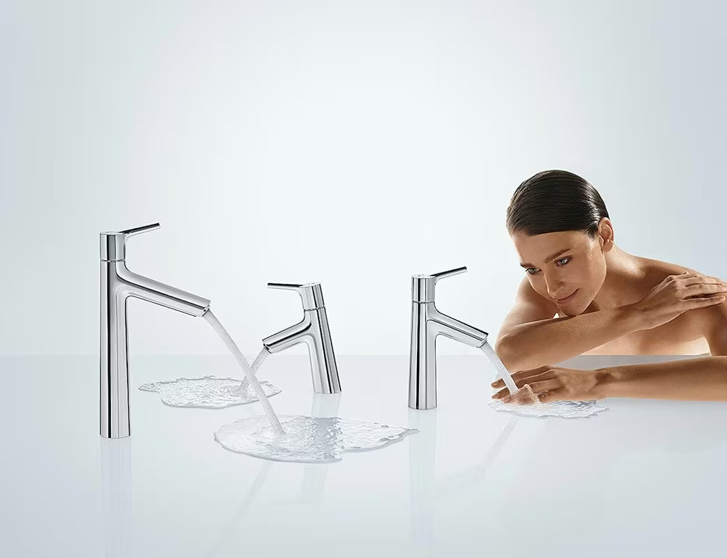 Hansgrohe Talis S wysoka jednouchwytowa bateria umywalkowa w chromie bez odpływu