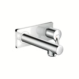 Podtynkowa bateria umywalkowa Hansgrohe Talis S w wykończeniu chrom pro montaż ścienny.
