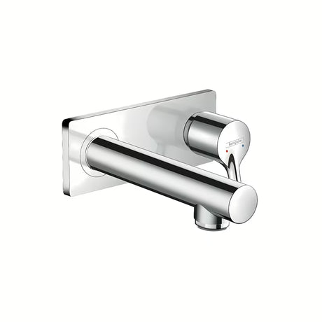 Podtynkowa bateria umywalkowa Hansgrohe Talis S w wykończeniu chrom pro montaż ścienny.