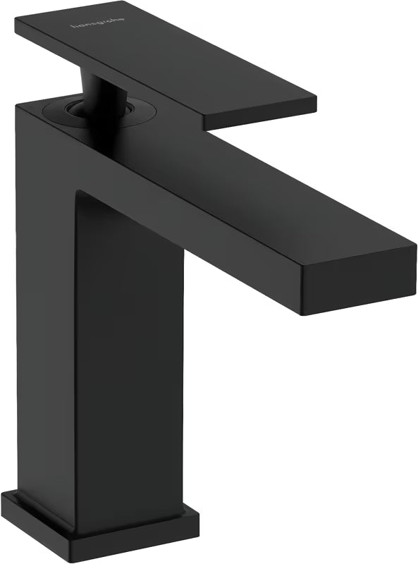 Bateria umywalkowa jednouchwytowa hansgrohe Tecturis E w matowej czerni z technologiami EcoSmart+ i CoolStart