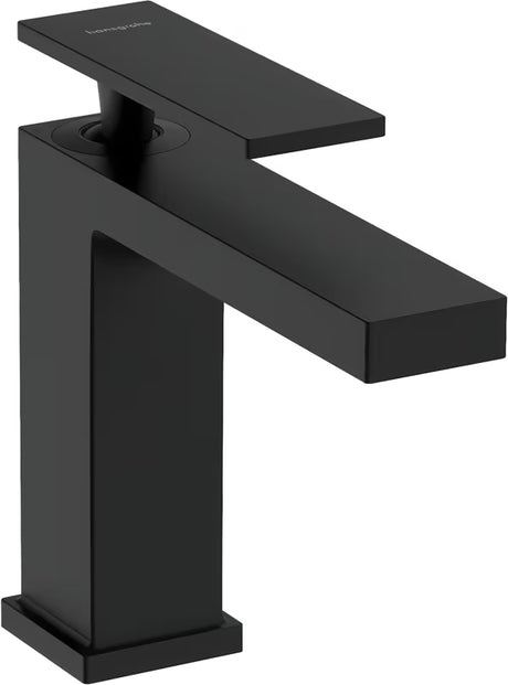Bateria umywalkowa jednouchwytowa hansgrohe Tecturis E w matowej czerni z technologiami EcoSmart+ i CoolStart