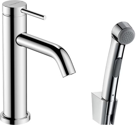 Hansgrohe Tecturis S bateria umywalkowa z prysznicem bidetowym w wykończeniu chrom
