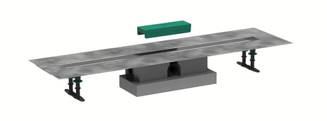 Hansgrohe ubox Universal zestaw montażowy pro odpływ liniowy 100 cm z membraną uszczelniającą i syfonem