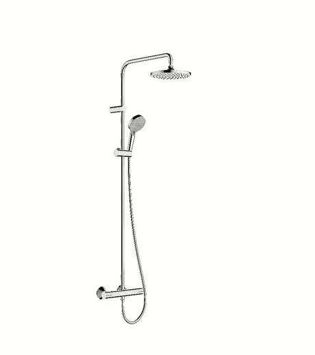 Hansgrohe Vernis Blend system prysznicowy z baterią termostatyczną w chromie z deszczownicą 205 mm