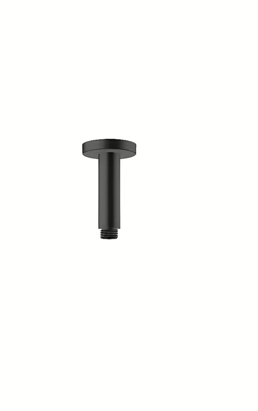 Hansgrohe Vernis Blend sufitowe ramię prysznicowe 100 mm w matowej czerni z okrągłą rozetą