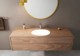Bateria chromowana jednouchwytowa bateria umywalkowa Hansgrohe Vernis Blend 100 z odpływem i cięgnem.