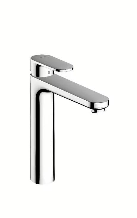 Hansgrohe Vernis Blend wysoka bateria umywalkowa jednouchwytowa w chromie z odpływem i cięgłem