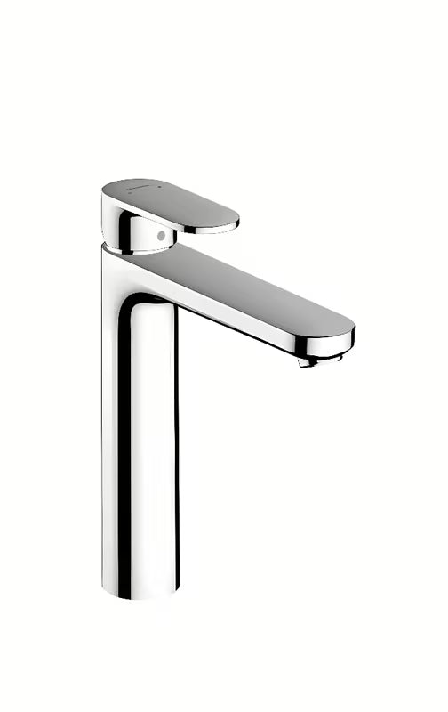 Wysoka bateria umywalkowa jednouchwytowa Hansgrohe Vernis Blend w wykończeniu chrom