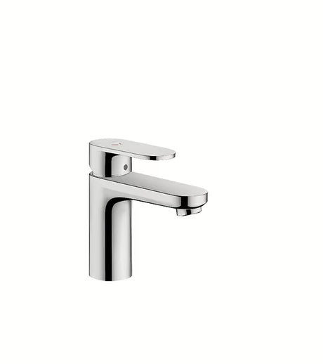 Chromowana jednouchwytowa bateria umywalkowa hansgrohe Vernis Blend z odpływem z oszczędną funkcją CoolStart