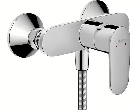 Hansgrohe Vernis Blend natryskowa jednouchwytowa bateria ścienna w wykończeniu chrom