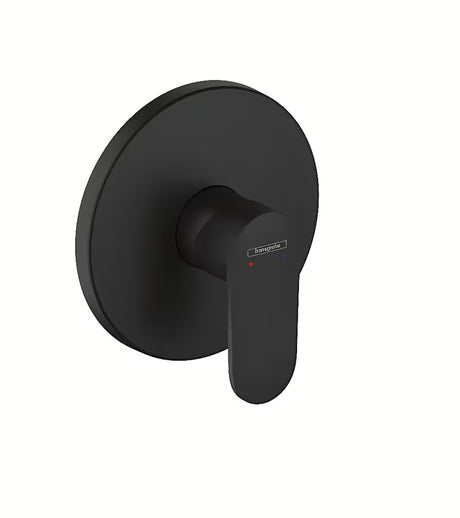 Hansgrohe Vernis Blend podtynkowa bateria prysznicowa w matowej czerni z dźwignią