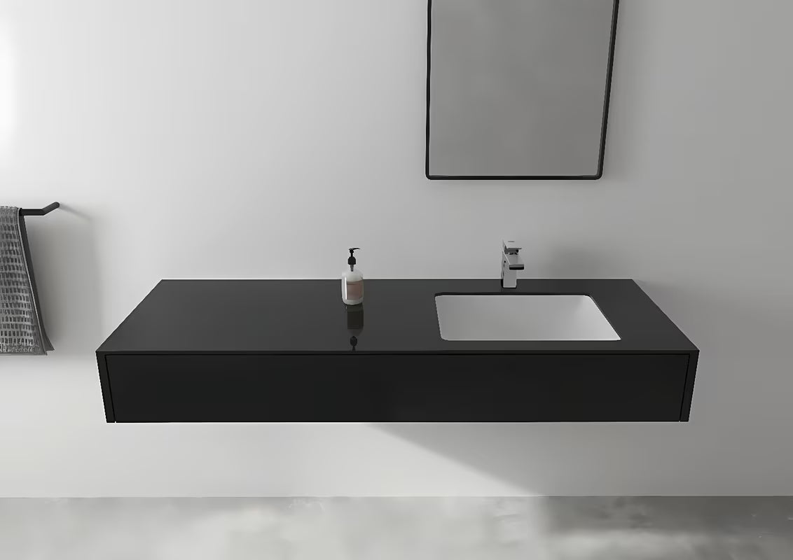 Chromowana bateria umywalkowa jednouchwytowa Hansgrohe Vernis Shape 100 z odpływem z korkiem automatycznym