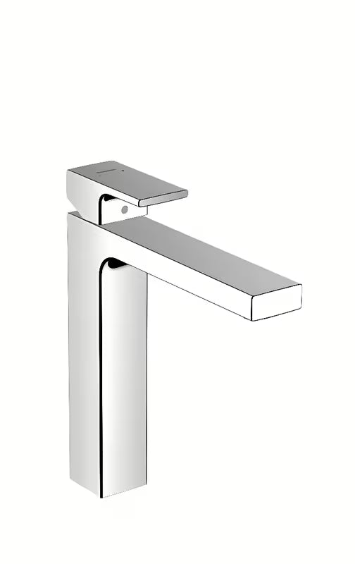 Wysoka jednouchwytowa bateria umywalkowa hansgrohe Vernis Shape 190 w chromie