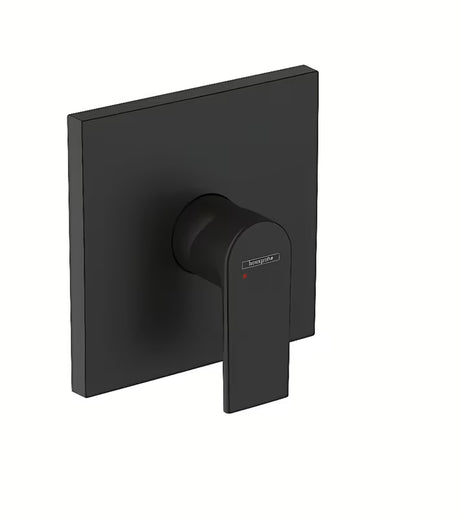 Podtynkowa bateria prysznicowa Hansgrohe Vernis Shape w matowej czerni z dźwignią