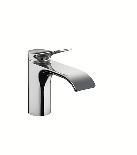 Chromowana jednouchwytowa bateria umywalkowa Hansgrohe Vivenis z ekstra szerokim strumieniem WaterfallStream